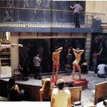 Fig. 8 Catherine Mathon, Life-Drawing Class, École des Beaux-Arts, 2008, color photograph, from Philippe Comar, ed., Figure du Corps: Une Leçon d'Anatomie à l'École des Beaux-Arts (Paris: Broché, 2008).
