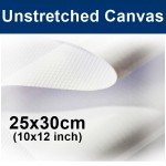 Blank Unstretched Canvas 25 x 30 cm - 10 x 12 inch