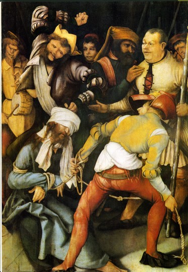 Fig. 2. Grünewald, The Mockery of Christ, c. 1503–05, Alte Pinakothek, Munich.