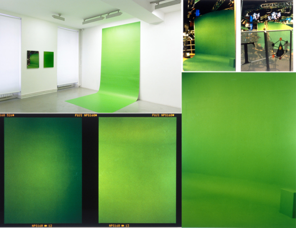 Liz Deschenes; Blue Screen Process, series 2001-02.