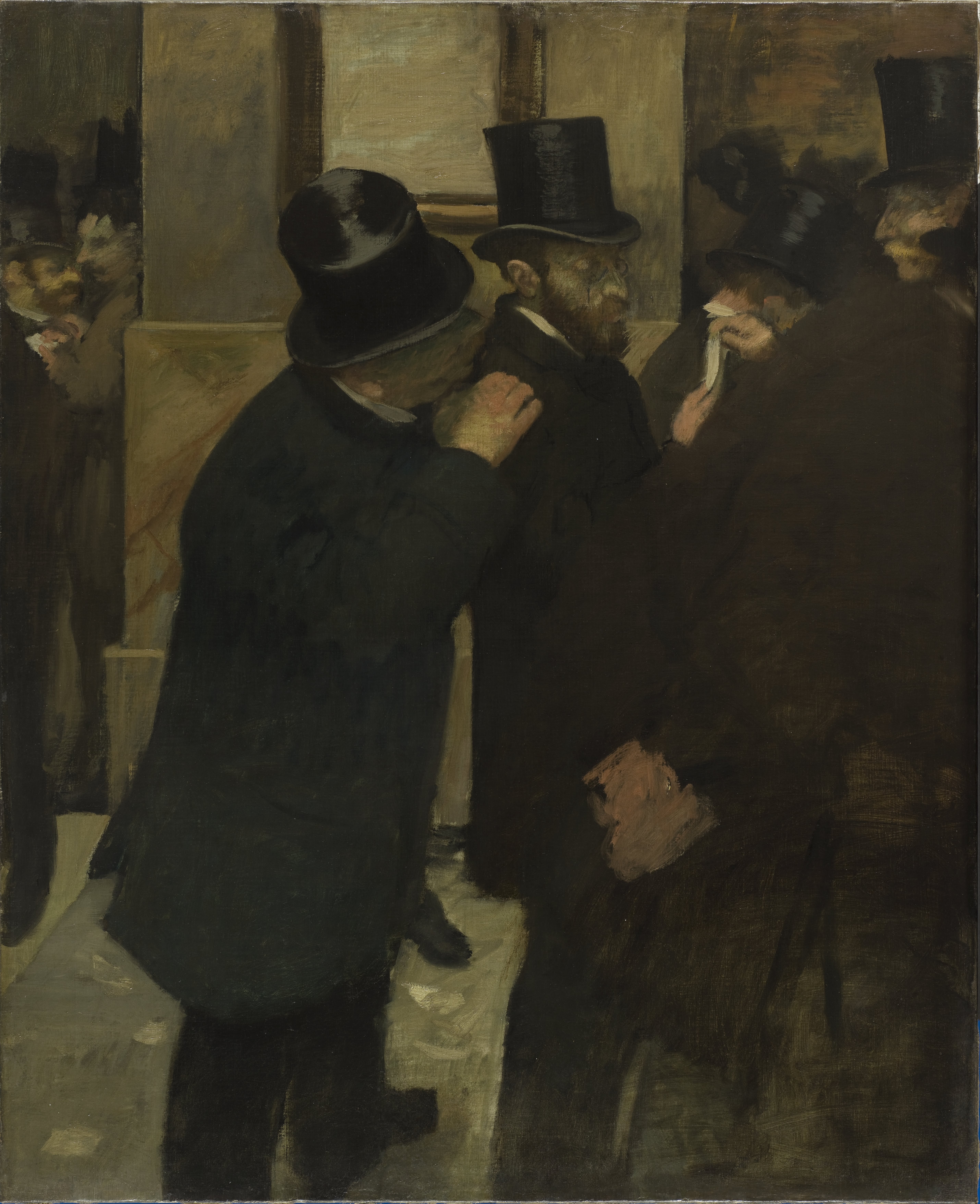 01 Degas -Portraits at the Stock Exchange, 1879