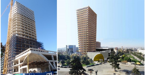 51n4e TID Tower, Tirana, Albania Images ALES Construction 