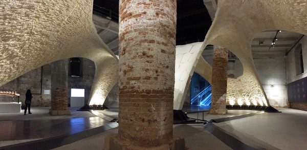 Block Research Group, ETH Zürich “Beyond Bending” Armadillo Vault Venice Architecture Biennale, 2016 Image Tom Gearty 