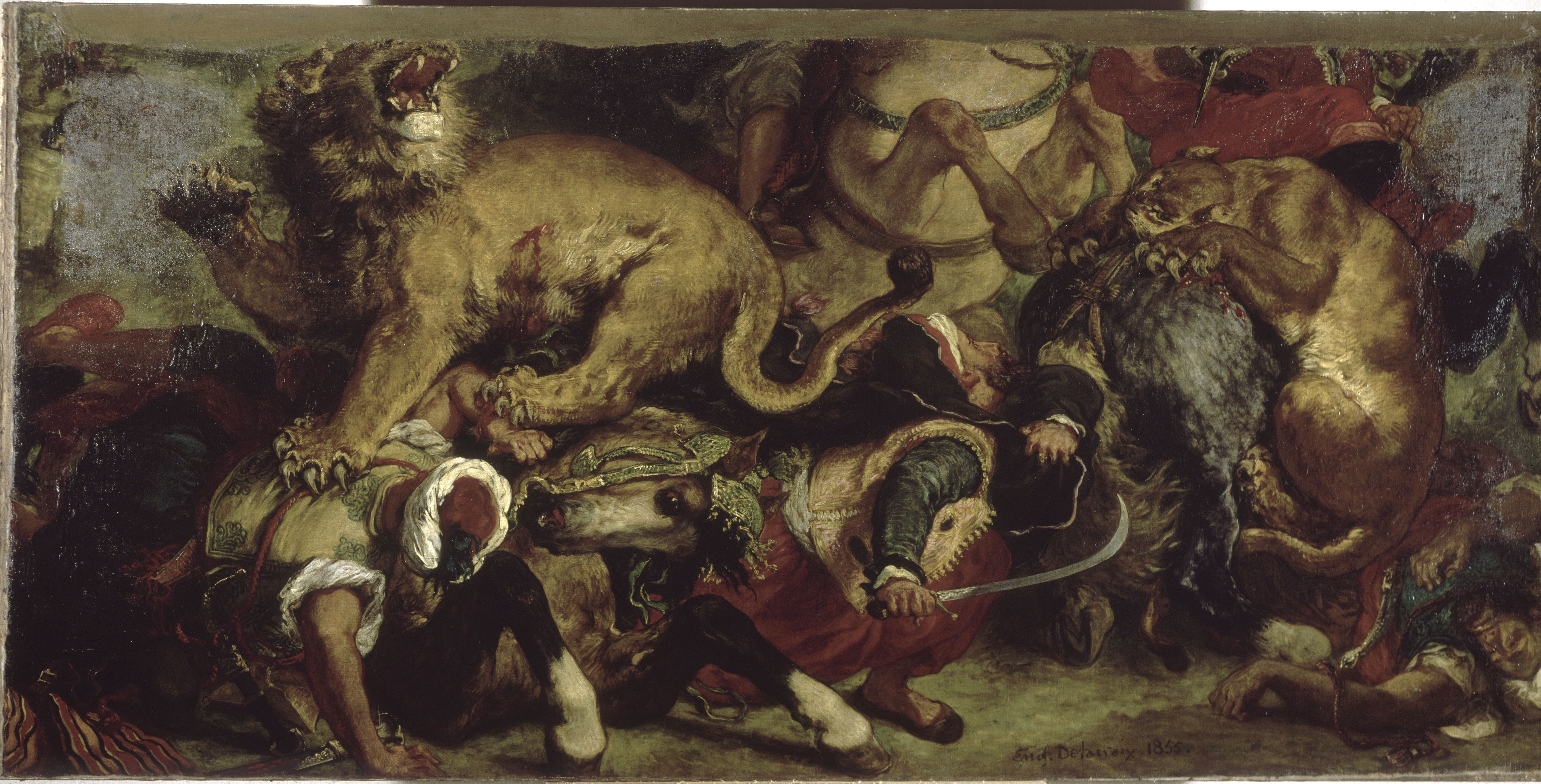 In Defense of Painting Delacroix s Lion Hunt at the 1855