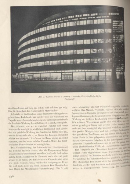 Erich Mendelsohn  AMERIKA Bilderbuch Eines Architekten. Berlin
